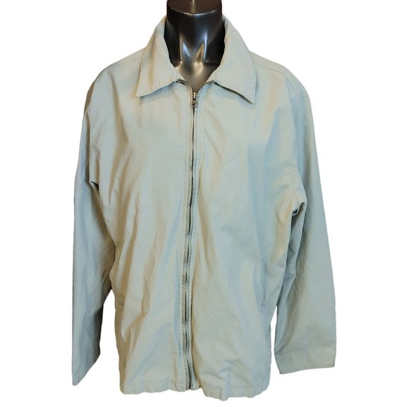 Gap Men's Beige Zip Up Collared Long Sleeve Jacket XL - Picture 1 of 5